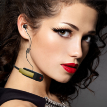 T800 bone conduction throat microphone transducer headphone from Skyringe