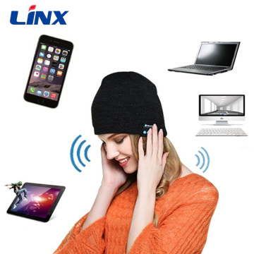 Bluetooth Soft Material Acrylic Knitted Beanie Hat Headphone