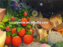 theme park decoration fruit big strawberry sculpture