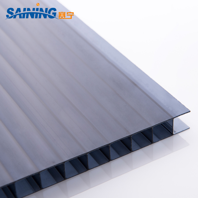 High Quality 6mm 8mm 12mm Colored Twin Wall Lexan Hollow Polycarbonate Sheet