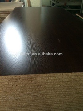 E1 walnut decorative melamine laminated particle board home furniture board