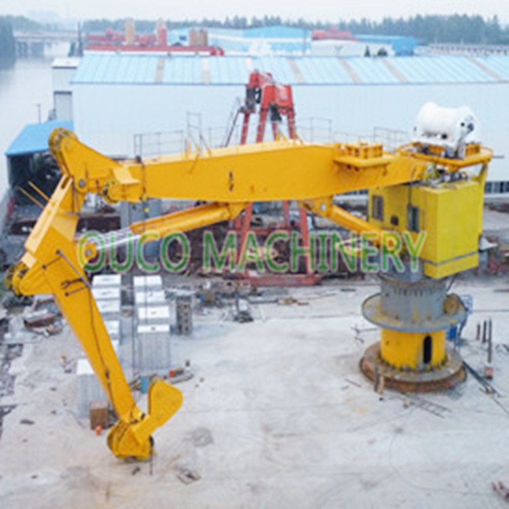 100T10M Large Knuckle Boom marine crane