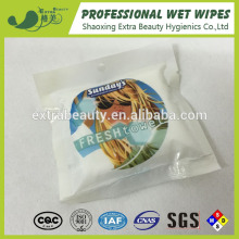 Printed Promotional Individual Sachet Wet Wipes