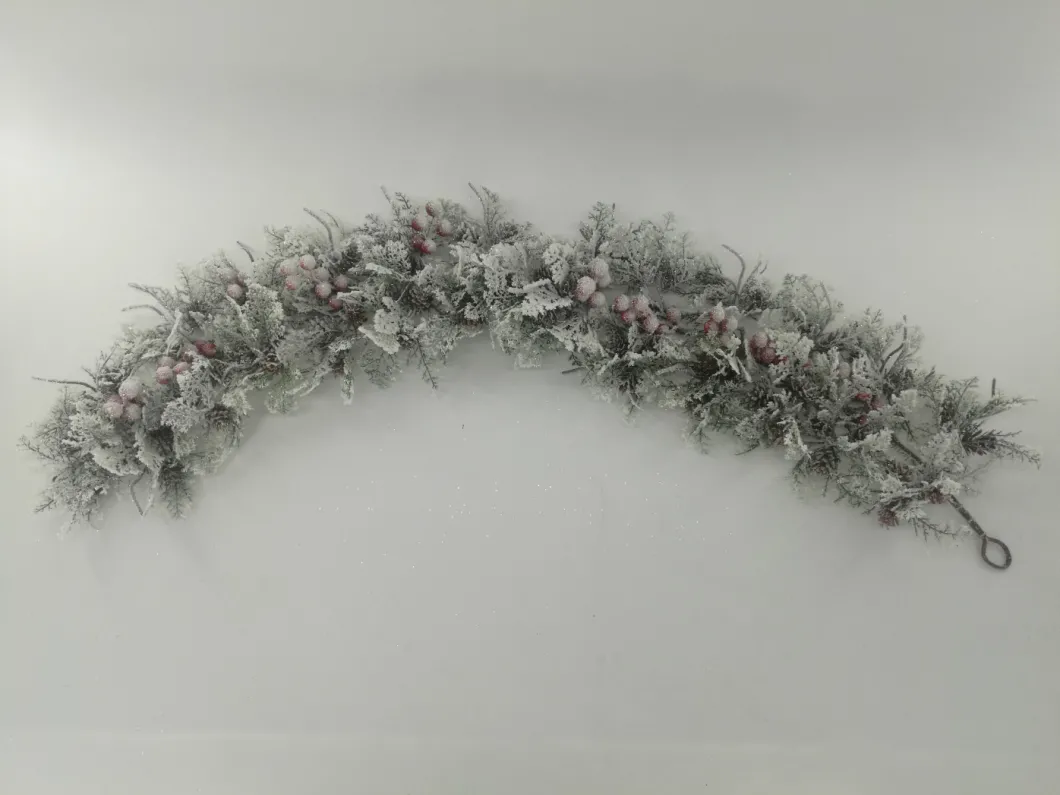 New Design Promotional PVC Artificial Christmas Wreath / Garland