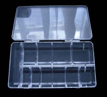 500pcs Plasitc Tip Nail Box