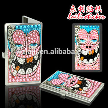 acrylic sticker for custom design /name card case sticker /letter jewel sticker