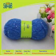 overseas sale good material mohair sequins fancy yarn China export