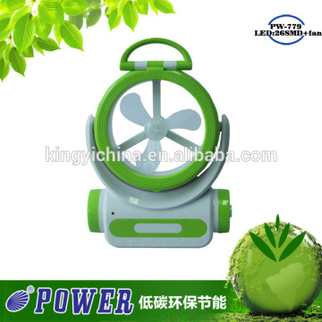 2015 New Rechargeable Emergency Lamp With Fan