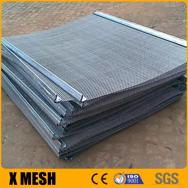 standard size galvanized heavy duty crimped wire mesh for mining screen