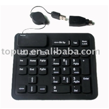 keyboard ,silicon flexible keyboard,small numerical keyboard