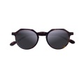 Gözlük çerçeveli yüksek uç unisex retro vintage asetat güneş gözlüğü