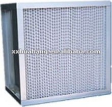 Deep-pleated High Efficiency Air Filter with clapboard