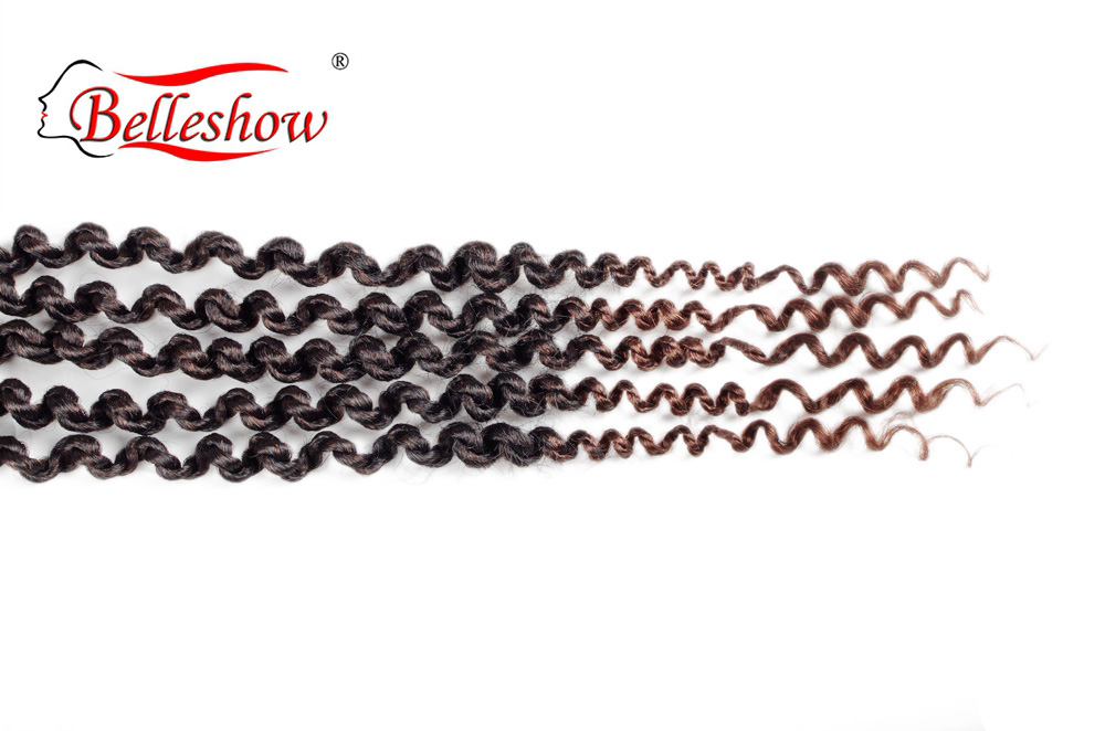 14inch 24stands new design crochet braids hair ombre color bomb twist braids freetress passion twist