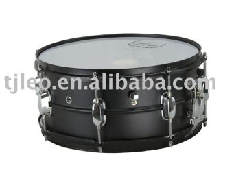 Steel Snare Drum/ Metal Black Snare drum