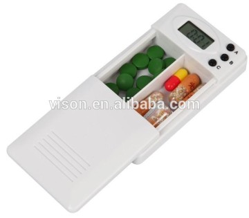 Slide Pill Box Timer/ Medication Reminder Alarm / Pill Storage Box