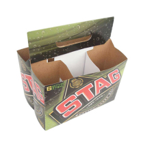 Printed 6 Pack Beer Bottle Corrugated Box