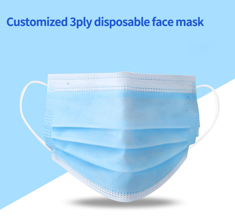 3ply disposable face mask