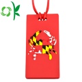 Custom Eco friendly Silicone Tag Luggage Funny