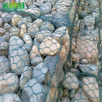 Heißes PVC-beschichtetes Gabion-Drahtgeflecht