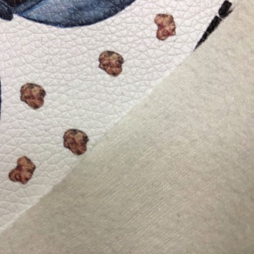 Waterproof Wear-Resisting Custom Print Faux Leather Fabric