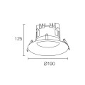 LEDER High Voltage COB 30W LED Downlight