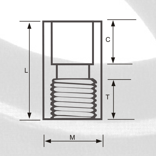 Adaptador fêmea ASTM SCH80 UPVC cor cinza escuro