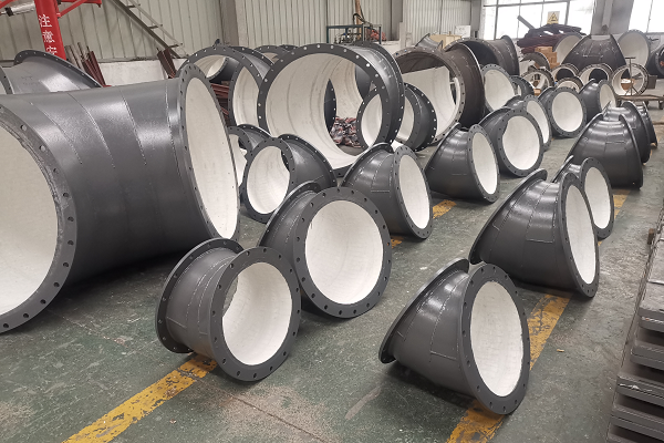 Κεραμική φθορά Ceramic Wear Resistant Elbow