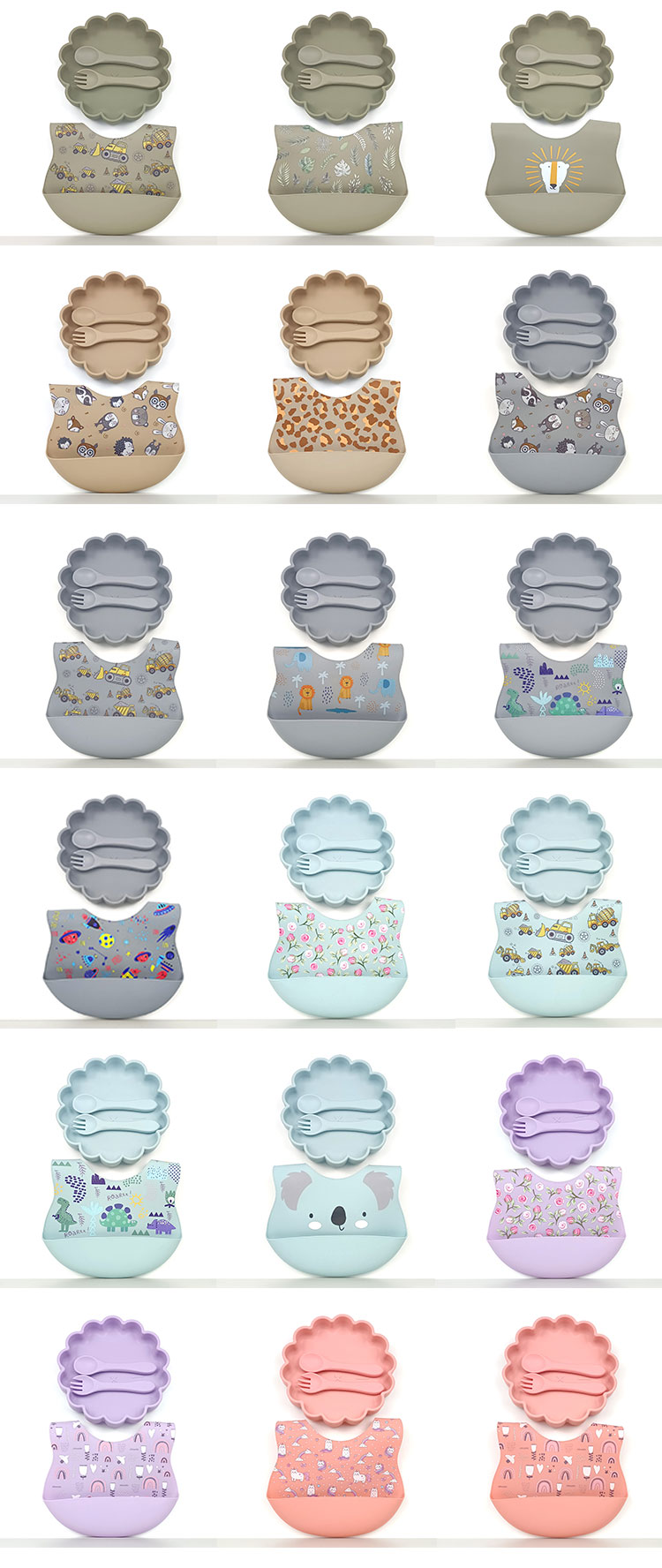 סט הזנת סיליקון MFZ-A023 silicone feeding set MFZ-A023