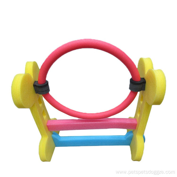 Agility Pole Training Set Jumping-ring Agility Kit