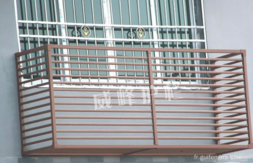 balcon baies vitrines de climatisation