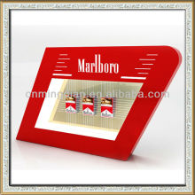 beautiful acrylic tobacco glorifier display, led acrylic cigrette case pop display stand