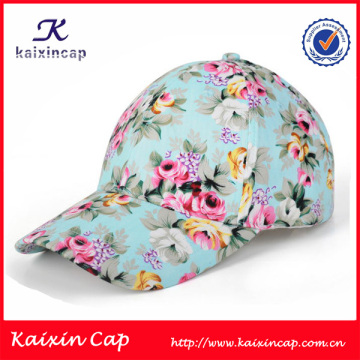 wholesale custom flower printing baseball cap