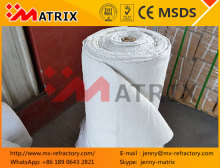 Inconel wire reinforced fireproof curtain ceramic fiber cloth