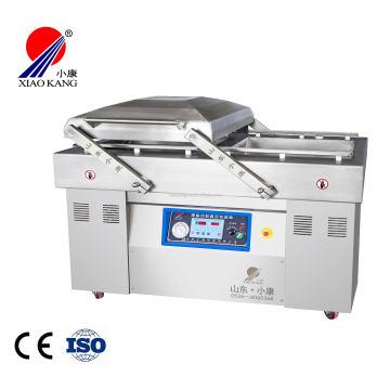 304 Stainless Steel Double Chamber Smoked Ham Sausage Vacuum Packaging Machine