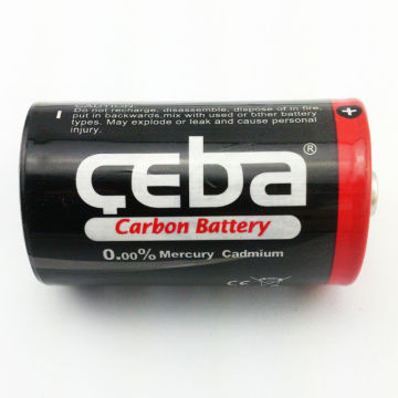 CEBA Carbon Zinc r20p batteries 1.5V for consumer products