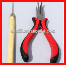 Wholesale hair pliers hair bead kits hair beading tool kits hair extension hook hook pick tool set and plier set