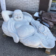 Large granite sitting laying Buddha Statue