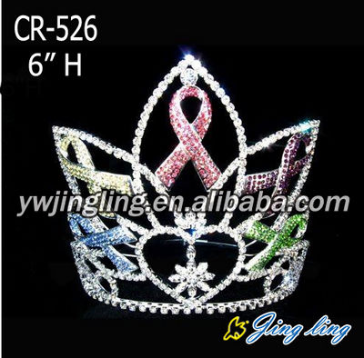 Colorful Ribbon Pageant Crown Tiara For Best Friend