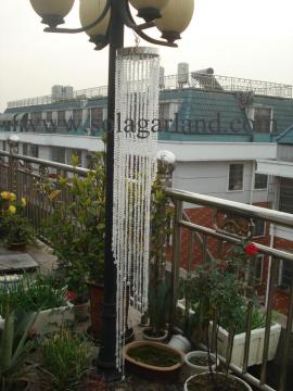 47" Tall Acrylic Faux Crystal Beads Chandeliers Home Decor