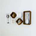 Wood MDF Rack Mount Wall Shelves Decorative