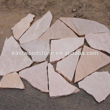 cheap pink sandstone flagstone,flagstone pation tile