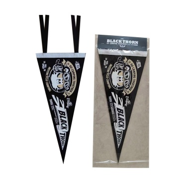 Custom Color Sublimation Triangle Felt Pennants - 8x18" Sunshine Wholesale