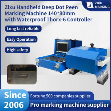 Handheld Dot Peen Marking Machine with Protect Case Controller 140x80mm T61480