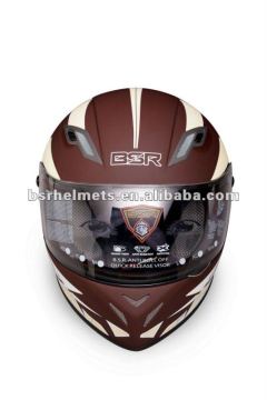 Brown Brown Motorcycle Full Face Casque