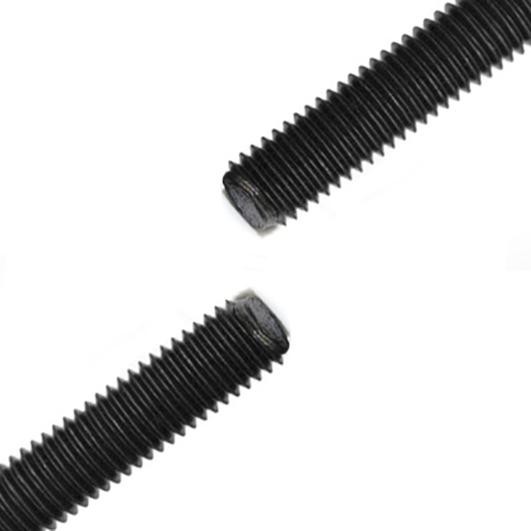 Black Zink threaded Staang DIN976