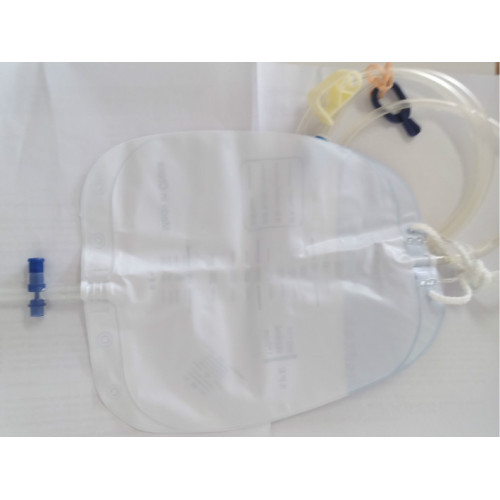 Borsa in PVC per urina medica con lucchetti Luer