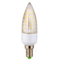 C35 E14 transparent LED ljus-lampa