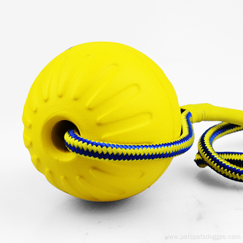 durable interactive With elasticity ball dog rope toys
