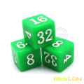 Six Sided Doubling Backgammon Dice 16MM