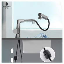 Nano Pullout Waterfall Overmount RV Kitchen Faucet